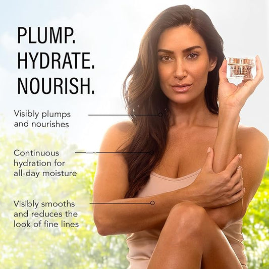 JLO BEAUTY Hydrating Face Moisturizer Cream, Hyaluronic Acid & Peptide Infused Skin Care, Moisturizer Face Cream for Women, Day & Night Formula to Visibly Smooth Fine Lines, That Blockbuster, 1.7 Oz