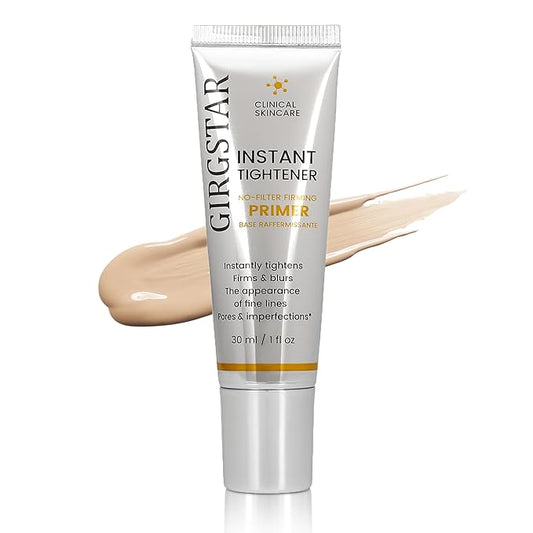 Instant Face Blurring & Firming Primer for Face Before Makeup - Perfection Tightener Visibly Smooths the Look of Fine Lines, Wrinkles & Pores - Grips Makeup for Long Wear & Shine Control