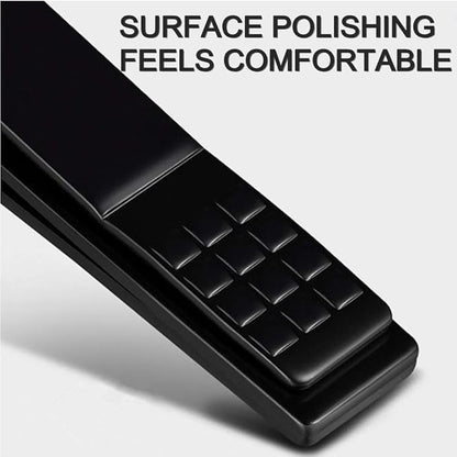 7pcs Manicure Set, Nail Clippers Kit, Stainless Steel Manicure Kit, Nail Clipping Tools Portable Travel Grooming Kit, The Best Gift with Luxurious Case (Black-7)