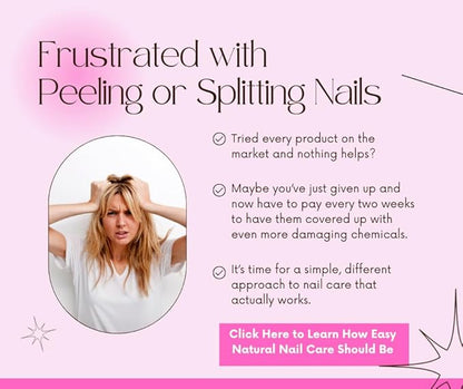 Penetrating Fingernail Conditioner and Strengthener to repair and then maintain weak and peeling or brittle and splitting nails