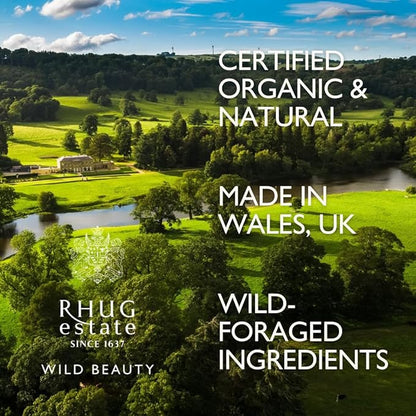 Rhug Wild Beauty - Hand & Nail Cream with Orange Peel Oil and Yarrow | Nourishing Moisturizer for Hands | 75ml | Made in the UK