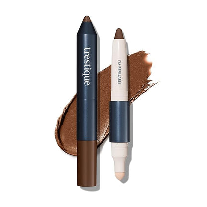 Trestique Concealer Crayon - Refillable Under Eye Concealer With Built-In Blending Sponge, Clean Beauty