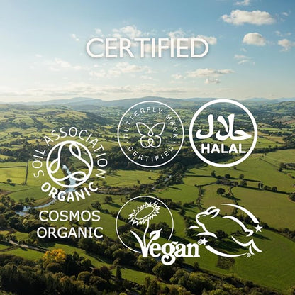 Rhug Wild Beauty - Hand & Nail Cream with Orange Peel Oil and Yarrow | Nourishing Moisturizer for Hands | 75ml | Made in the UK