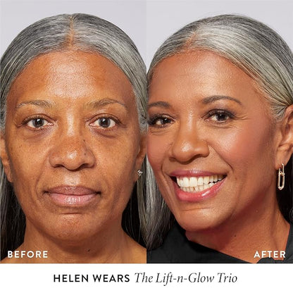 LAURA GELLER NEW YORK Geller's Greatest Lift-n-Glow Baked Trio Palette - Highlighter, Blush, Bronzer - All Skin Tones