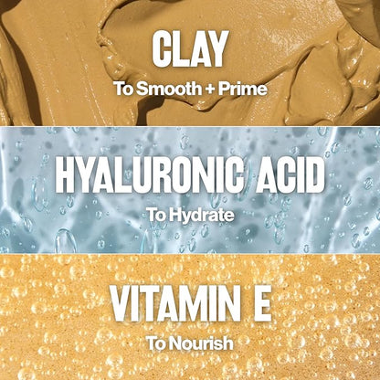 Revlon ColorStay Flex Wear, Full Cover Non-Creasing Concealer, Infused with Hyaluronic Acid & Vitamin E, Flexible Longwear, 070 Nutmeg, 0.34 Fl Oz