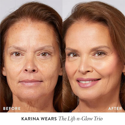 LAURA GELLER NEW YORK Geller's Greatest Lift-n-Glow Baked Trio Palette - Highlighter, Blush, Bronzer - All Skin Tones