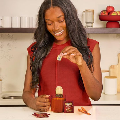 Twinings Ultra Spice Chai Black Tea Individually Wrapped Bags, 20 Count (Pack of 1), Sweet, Savoury Spices, Caffeinated, Enjoy Hot or Iced, 20 Teabags